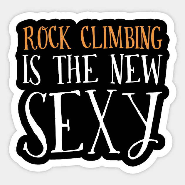 Gifts For Rock Climbing Lovers Sticker by divawaddle